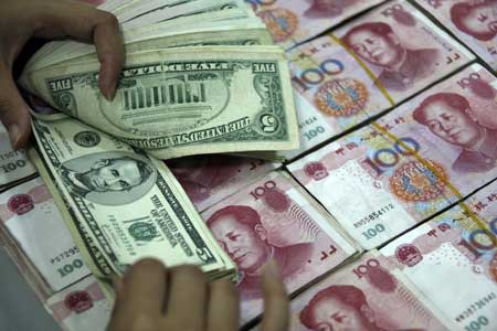 Yuan at new peak against dollar