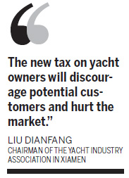 Yacht sellers feeling sunk by tax proposal