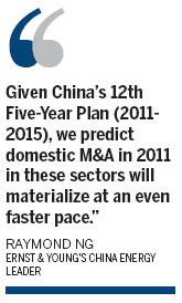 Chinese M&A to focus on domestic consolidation