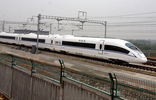Beijing-Shanghai high-speed rail test runs