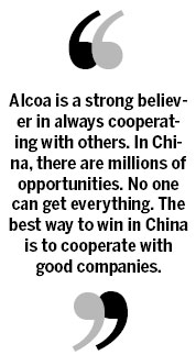 Alcoa leader shows his mettle