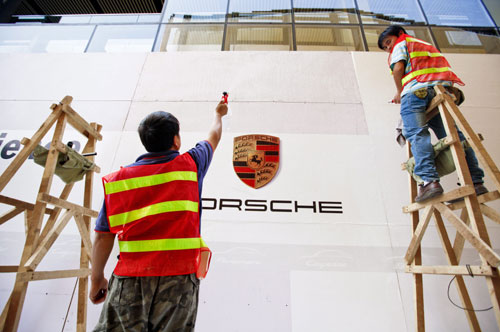 Porsche revved about China