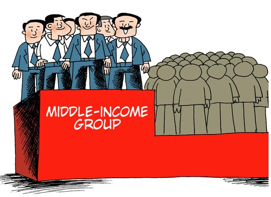 Middle income group grows | Economy | chinad