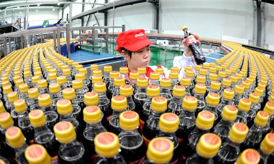 Coca-Cola opens biggest bottling plant in China