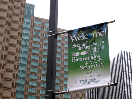 Pittsburgh ahead of G20 financial summit