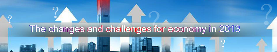 The changes and challenges for economy in 2013