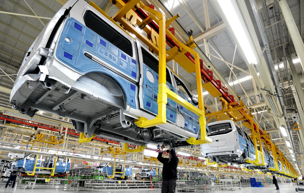 The car is the star at Hebei plant