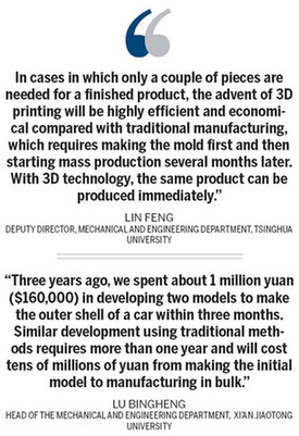 3D printing reshapes manufacturing