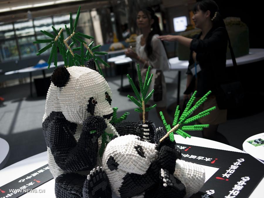 Preview of LEGO exhibition in Hong Kong