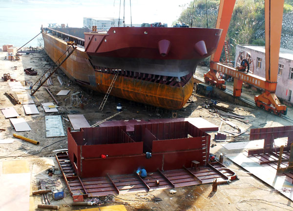 Shipbuilders adrift amid troubled waters