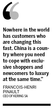 Kering keeps to 'exclusive' path strategy