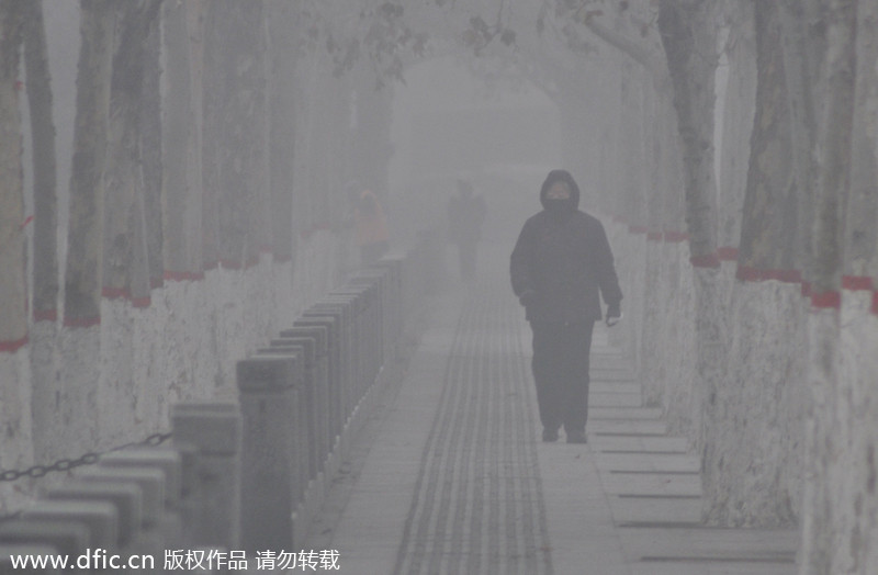 Top 10 Chinese cities with worst air quality