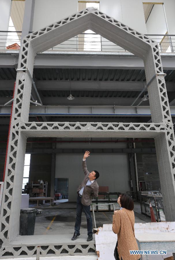 3D-printed houses built in Shanghai