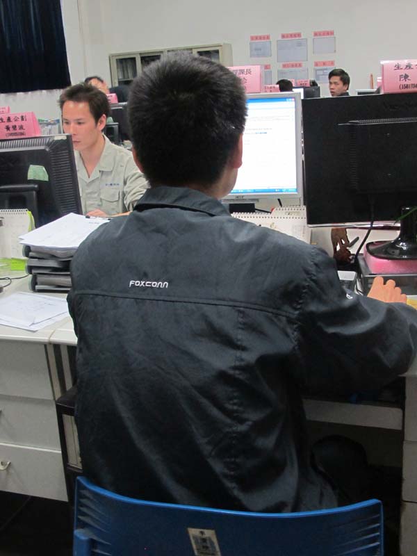 A day at the Foxconn frontline