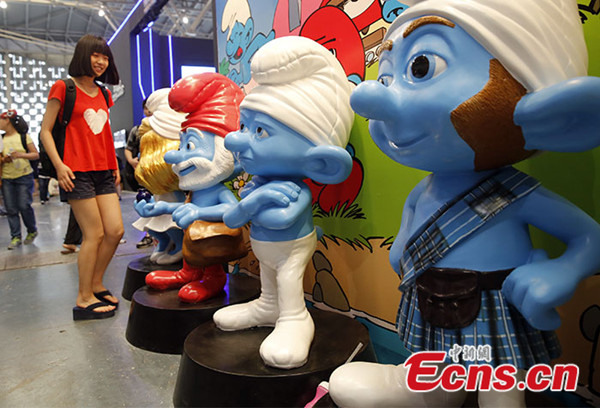 Cartoon and game models shine in Shanghai