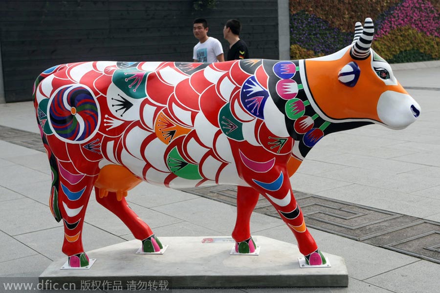 CowParade arrives in Shanghai