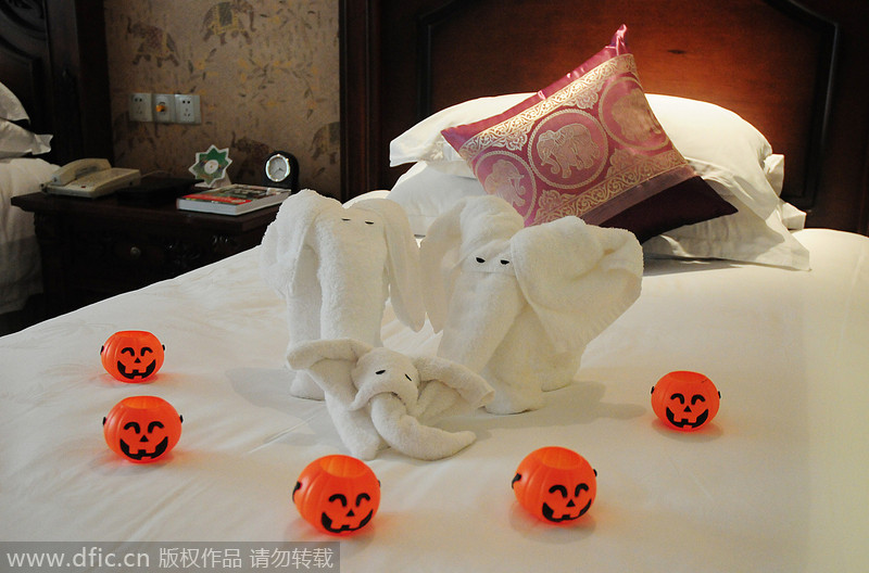 Halloween promotions abound in China