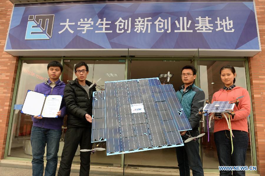 University students design solar-powered drone