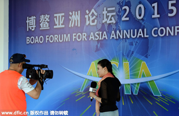 Media move into Hainan to cover Boao Forum