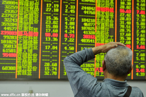 Third day of decline for Chinese stocks