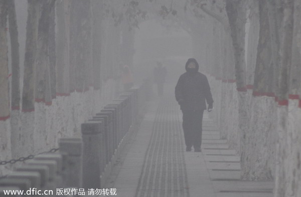 Top 10 most polluted cities in China