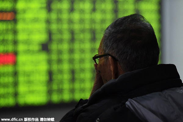 Chinese shares dive 2.84% at opening Monday