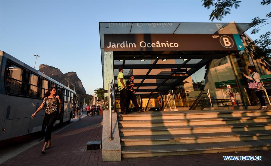 Rio's key Olympic transport metro line uses China-made trains