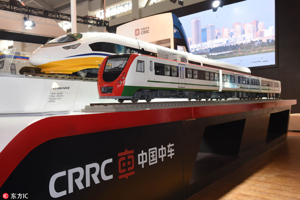 China's top train maker sees overseas orders soar in first half