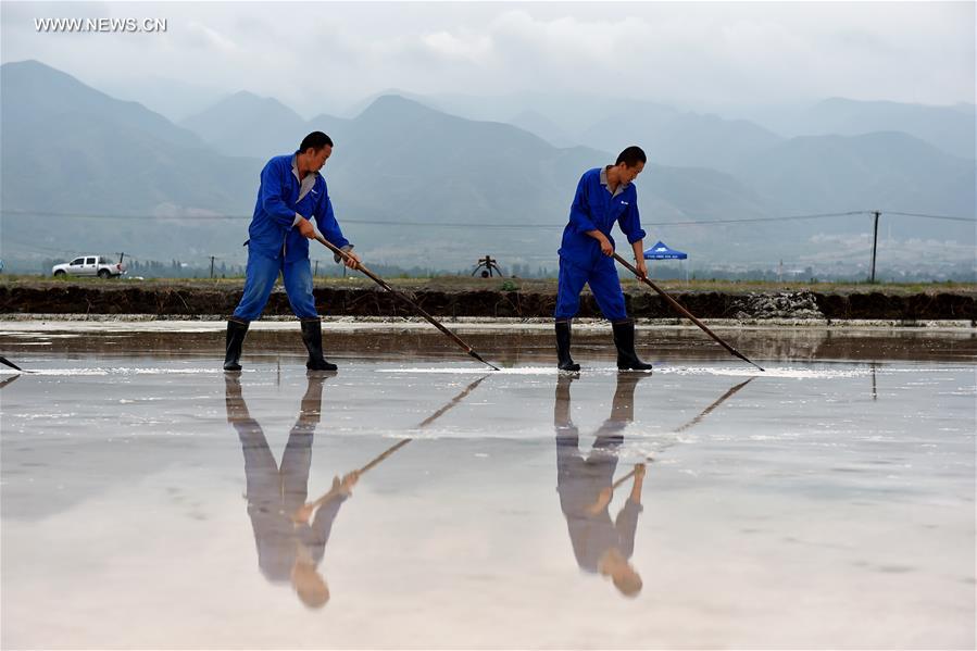 Salt Lake of Yuncheng restarts production in N China's Shanxi