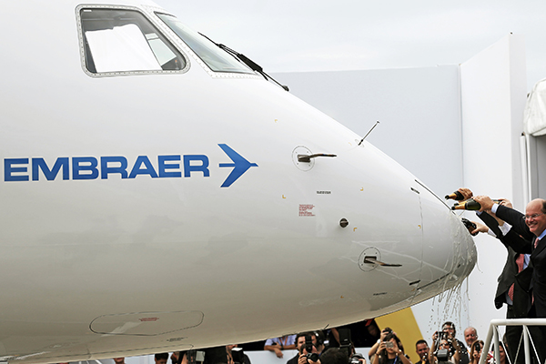 Brazil's Embraer seals airplane deals with Chinese companies