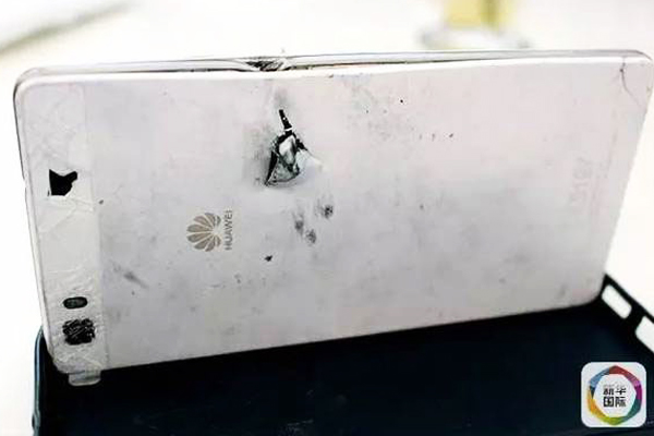 Bullet fending Chinese smartphone symbolizes 'Made in China' products