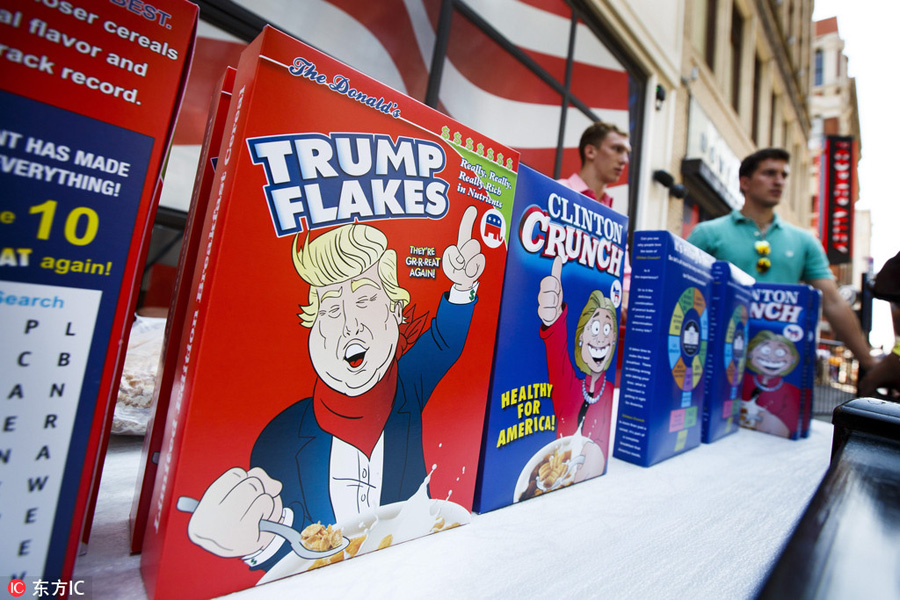 Trump, Clinton products flood the market ahead of presidential race