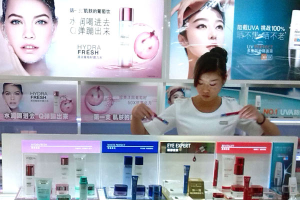 Chinese cosmetics industry immune to economic slowdown