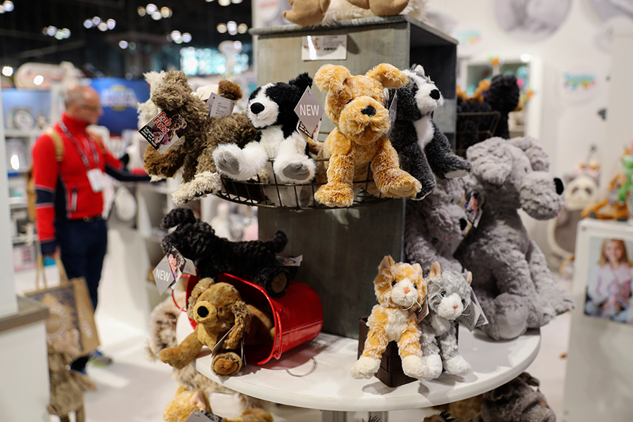 Visitors channel inner child at New York toy fair