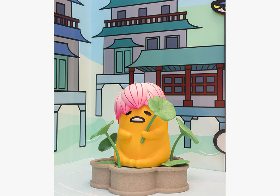 Popular Japanese cartoon character Gudetama enters Chinese market