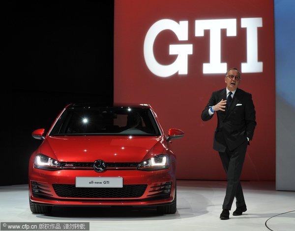 Volkswagen's all-new GTI at New York auto show