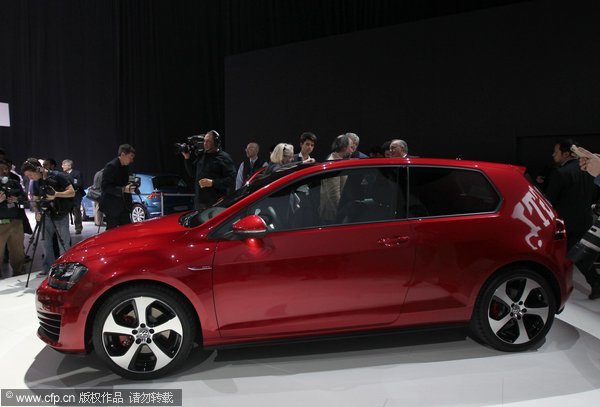 Volkswagen's all-new GTI at New York auto show