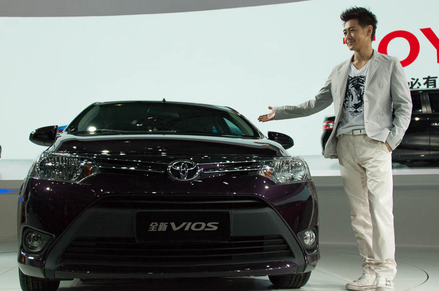 Jimmy unveils Yarris, Vios at Shanghai auto show 2013