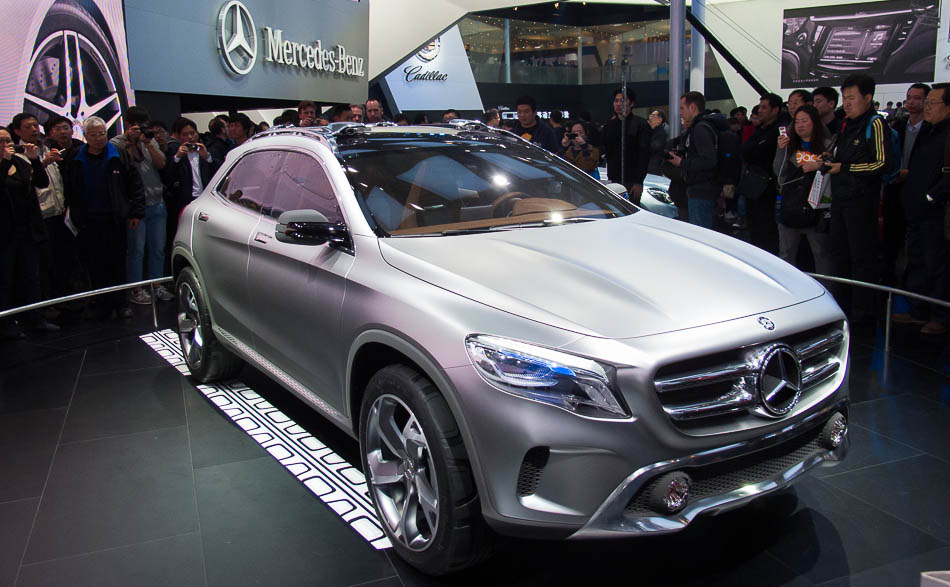 Mercedes GLA concept world debut at Shanghai auto show 2013