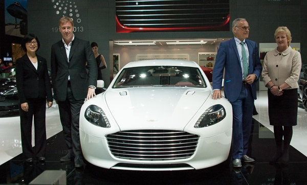 Aston Martin 4-door Rapide S unveiled for China in Shanghai