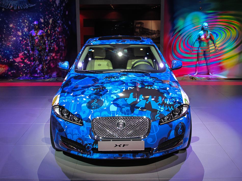 Jaguar XF Art Edition at Chengdu auto show 2013