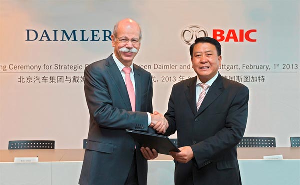 Daimler revs up with key stake in BAIC