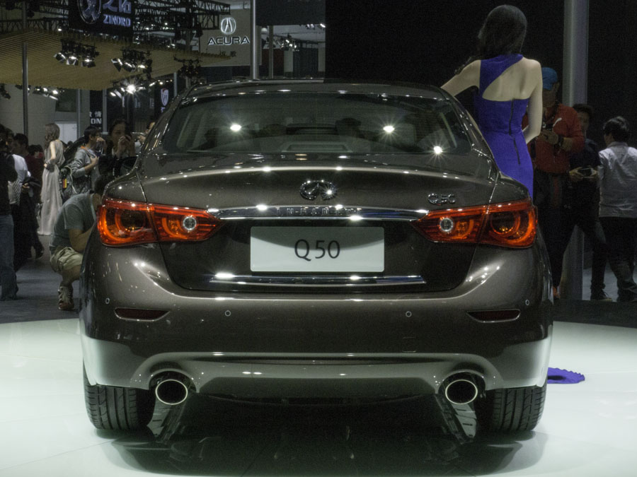 Infiniti Q50 2.0T world premiere at 2013 Auto Gruangzhou