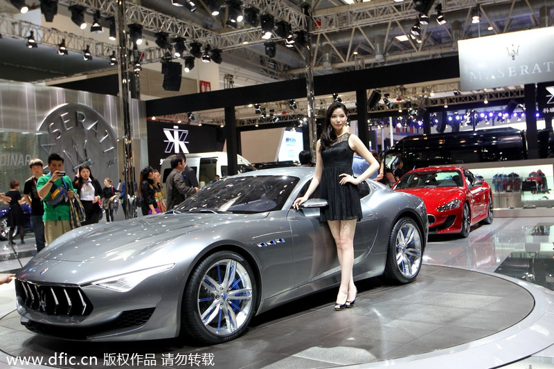 Luxury cars make Asia premiere at Auto China