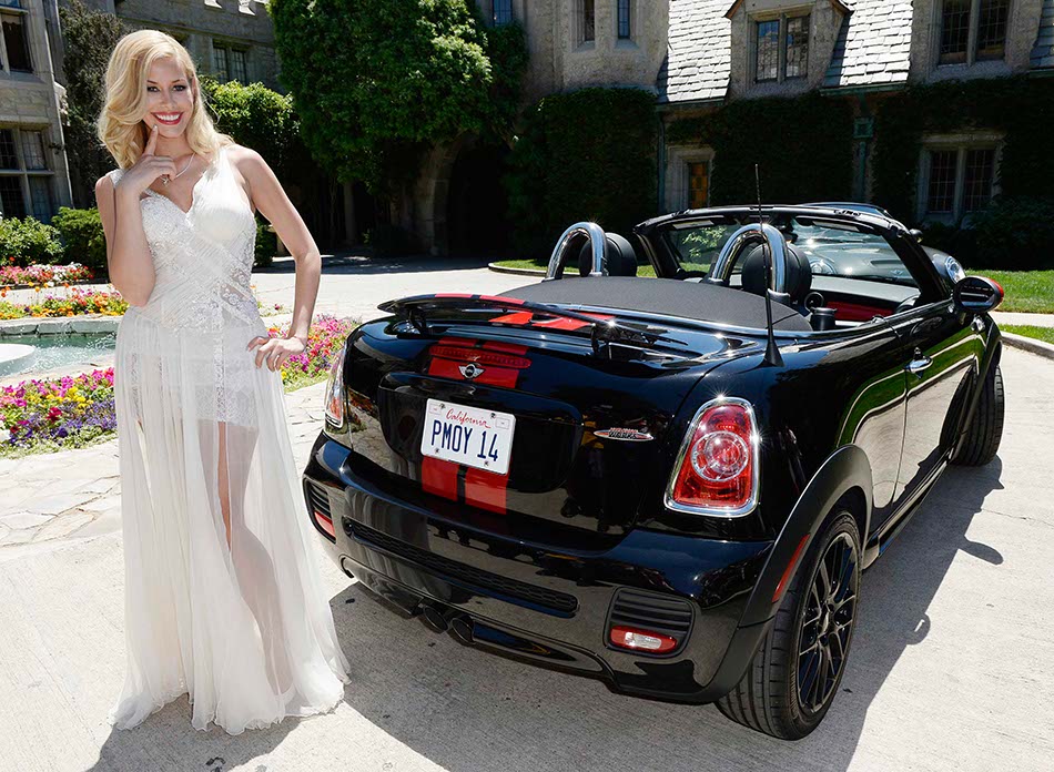55th Playboy Playmate poses with Mini
