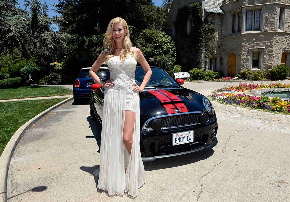 55th Playboy Playmate poses with Mini