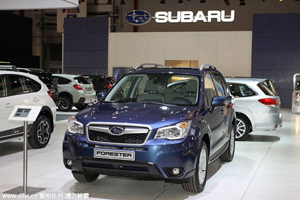 Subaru recalls 74,036 vehicles in China