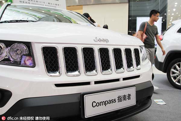 Chrysler recalls 20,670 vehicles in China