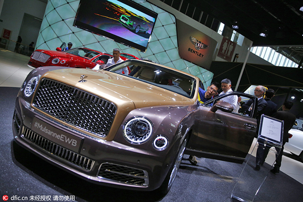 Bentley debuts Mulsanne First Edition