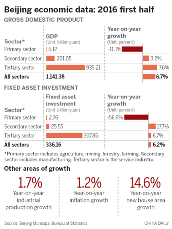 Emerging sectors driving growth of GDP in capital